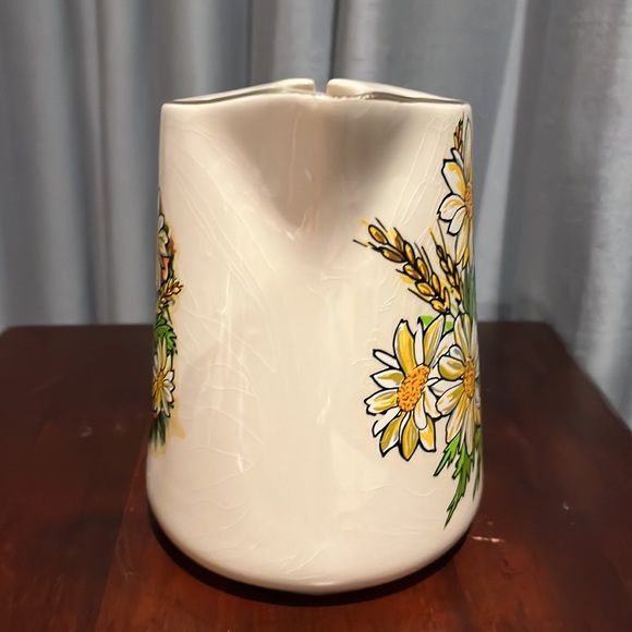 Wade pdm Liquor Pitcher with ice lip daisies & wheat? decal over Beefeater logo - Picture 6 of 9